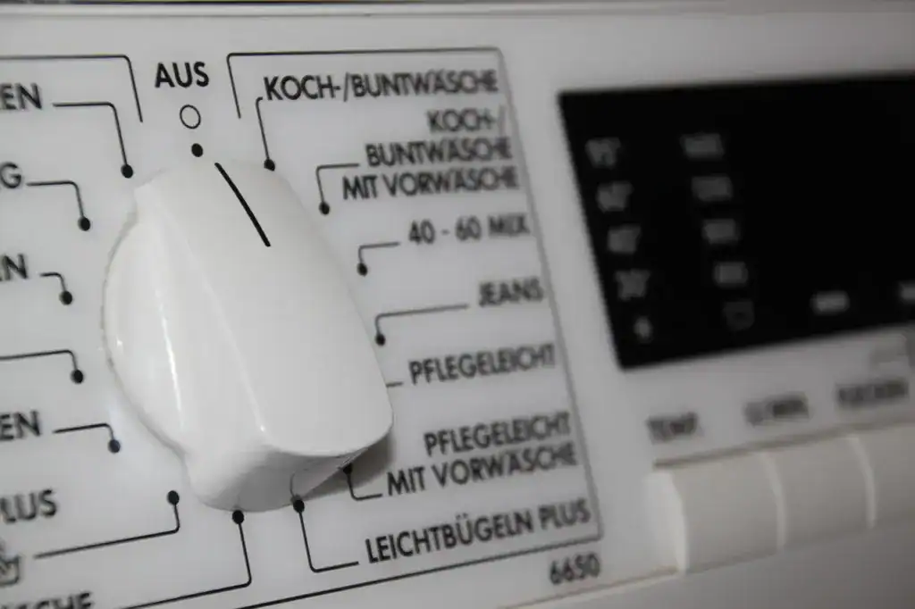 Nahaufnahme einer Waschmaschine